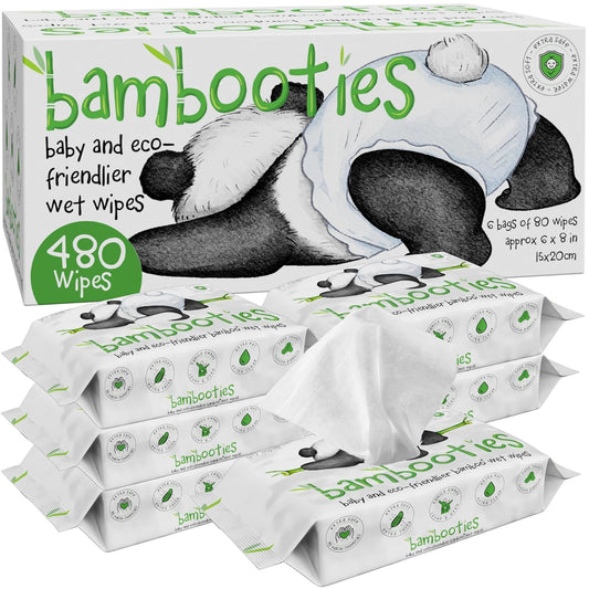 Bambooties: Unscented Bamboo Baby Wipes - Gentle & Eco-Friendly