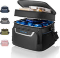 EVERFUN Mini Cooler: Leak-Proof Double Deck 24 Can Insulated Lunch Bag