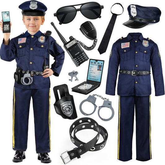 Joycover Police Officer Costume for Kids - Fun Cop Outfit Set