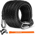 Synthetic Winch Rope Extension 3/8in x 50ft - Heavy Duty Recovery