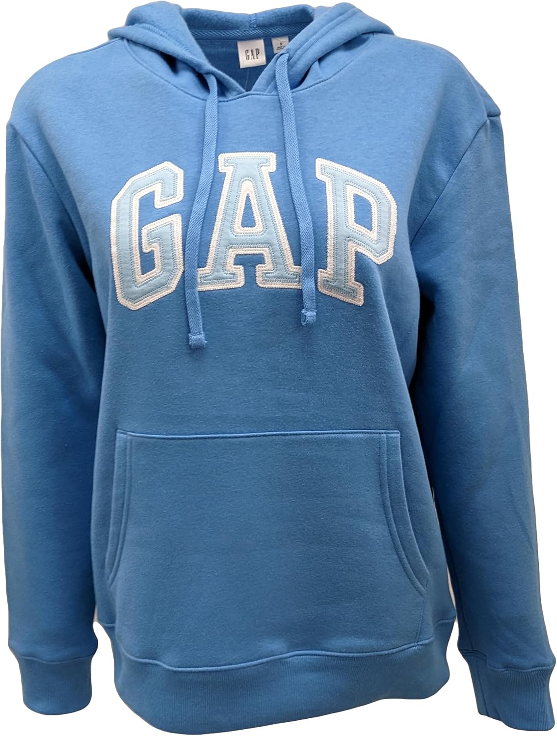 GAP Factory Womens Arch Logo Hoodie - Cozy Fleece, Vivid Blue