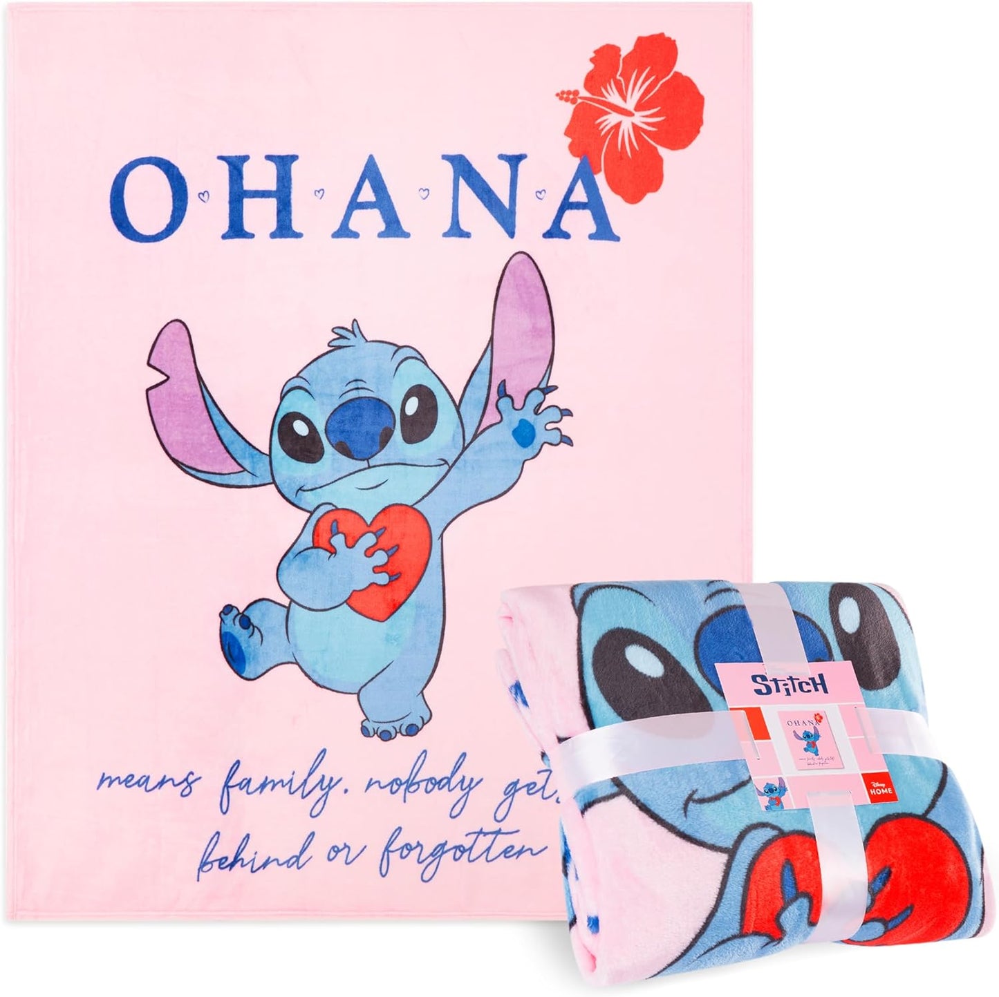 Disney Stitch Throw Blanket Soft Fleece for Cozy Comfort