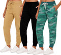 Women's Ultra-Soft Fleece Joggers 3 Pack - Warm, Cozy Fit Sweatpants