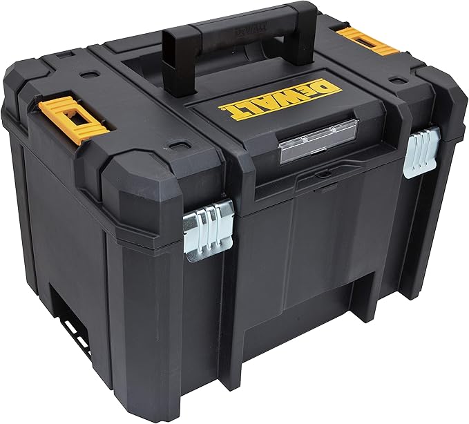 DEWALT TSTAK Tool Box with Removable Tray for Easy Access