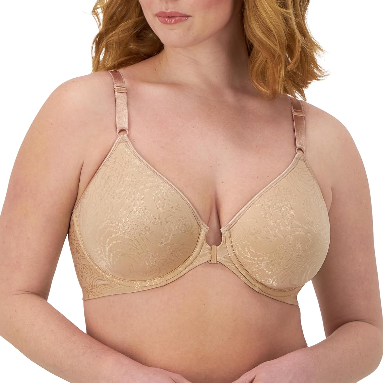 Bali Comfort Revolution Front-Close T-Shirt Bra for Ultimate Fit