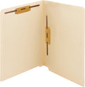 End Tab Fastener File Folder, Shelf-Master Reinforced Tab - Durable