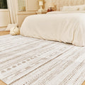 5x7 Large Area Rug for Living Room - Machine Washable, Boho