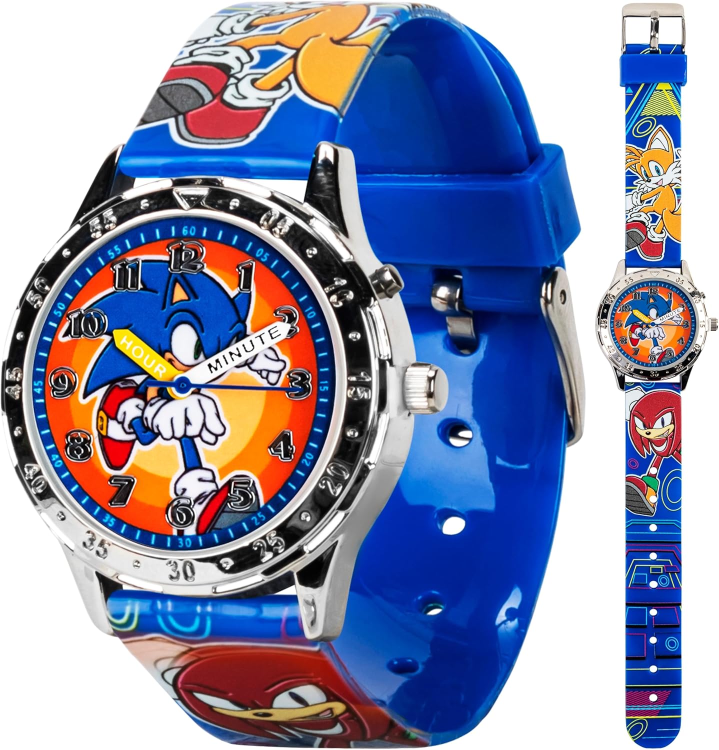 Sonic Kids' Analog Watch - Colorful Dial, Durable Strap