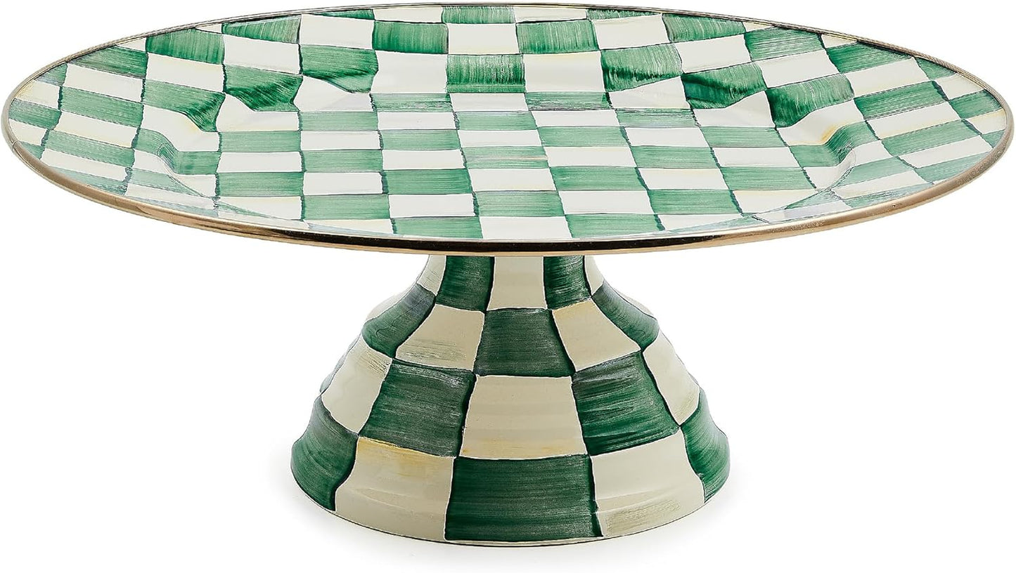 MACKENZIE-CHILDS Enamel Pedestal Platter for Stunning Displays