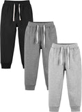 Resinta 3/4 Pack Toddler and Boys Fleece Lined Sweatpants - Warm Daily
