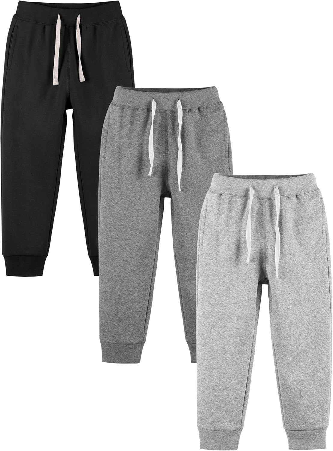 Fleece Lined Sweatpants for Boys - Cozy Jogger Pants with Pockets