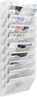 PAG Hanging Wall File Holder Organizer 10 Pockets - Space Saving Mail