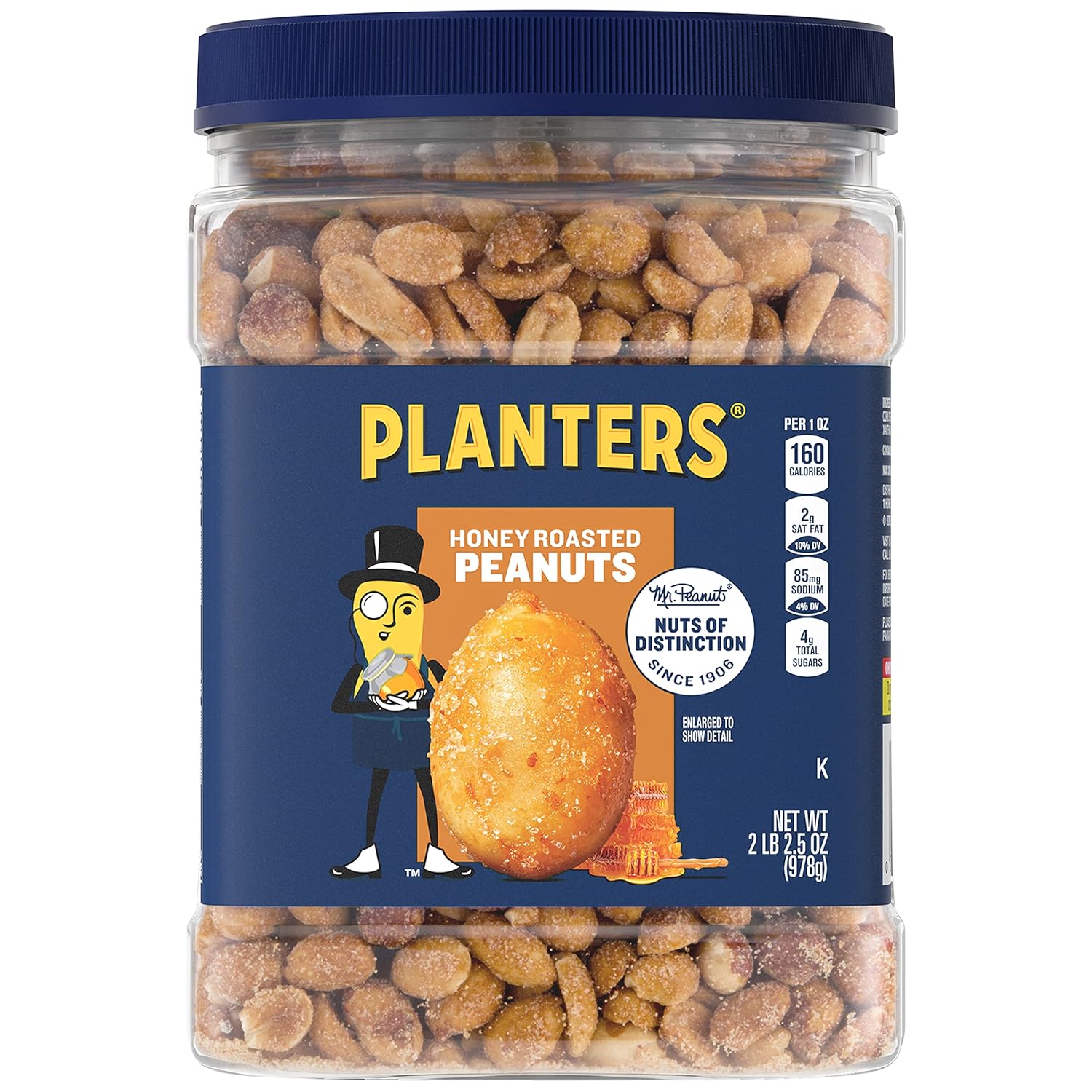 PLANTERS Honey Roasted Peanuts for Smart Snacking Delight