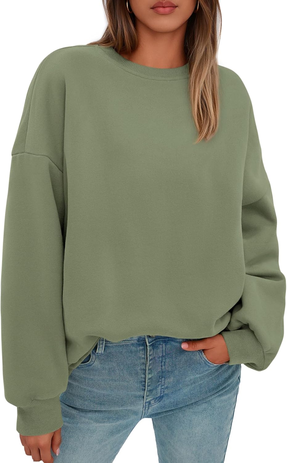 PRETTYGARDEN Oversized Crewneck Sweatshirt for Women 2025