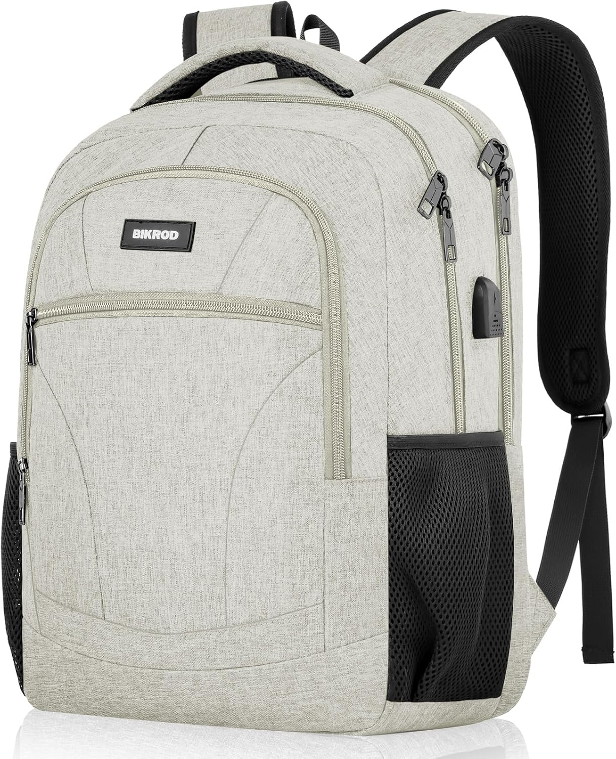 Lightweight Casual High School Bookbag with USB Charging Port