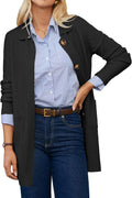 Women's Fall Long Cardigan Sweater with Pockets - Lightweight Cozy