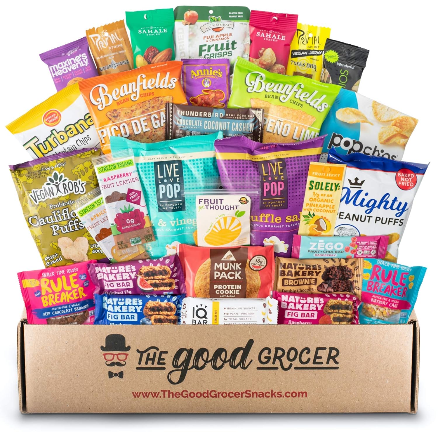 Deluxe Vegan Snacks Care Package: Healthy Gift Basket Alternative