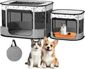 Portable Cat Playpen Foldable Pet Playpen - 32in x 24in x 22in