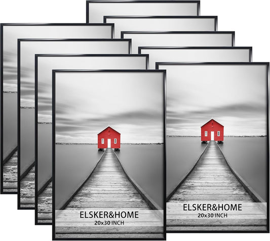20x30 Black Poster Frames 9 Pack for Stylish Home Decor