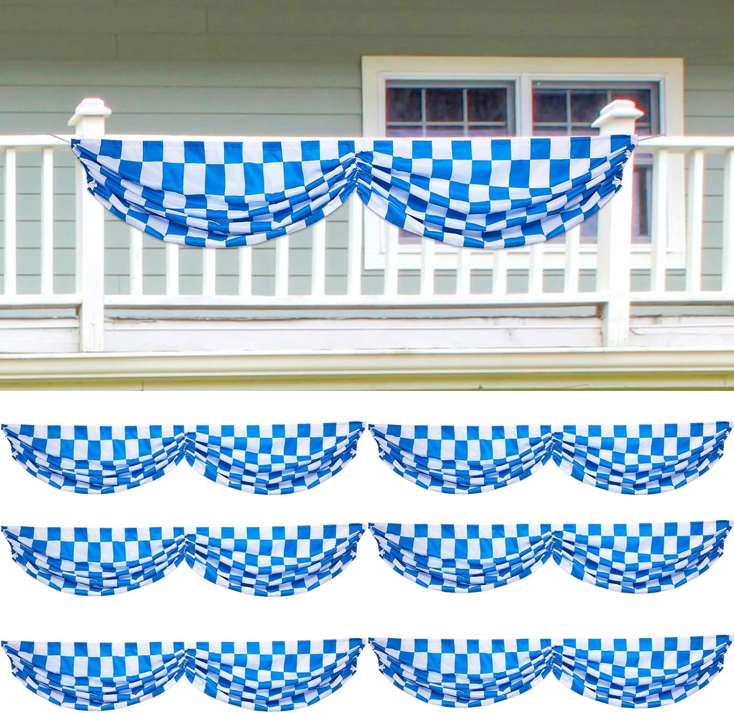 Oktoberfest Fabric Bunting 6 Pcs for Festive Celebrations