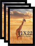 11x22 Picture Frame 3 Pack - Newspaper Frame for Assorted Media