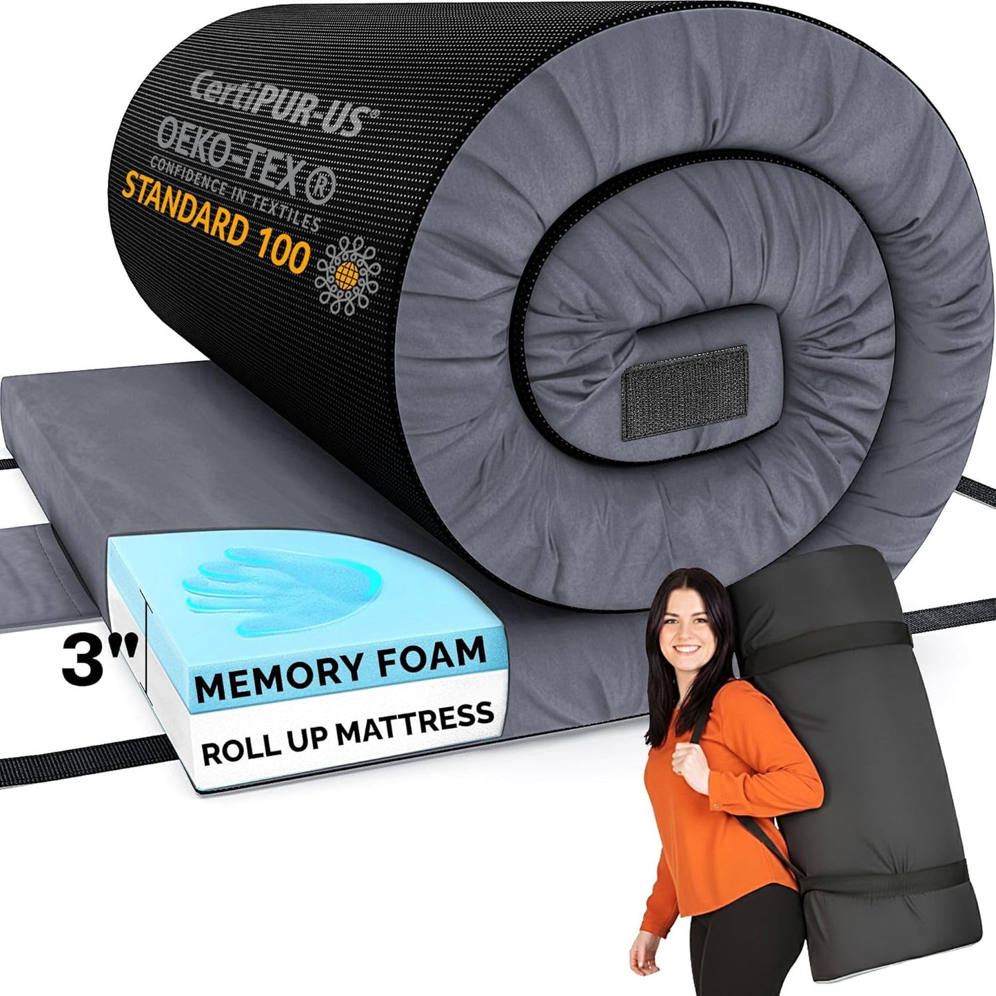 Hazli Matrix Comfort-Cell Memory Foam Camping Mattress Pad Review