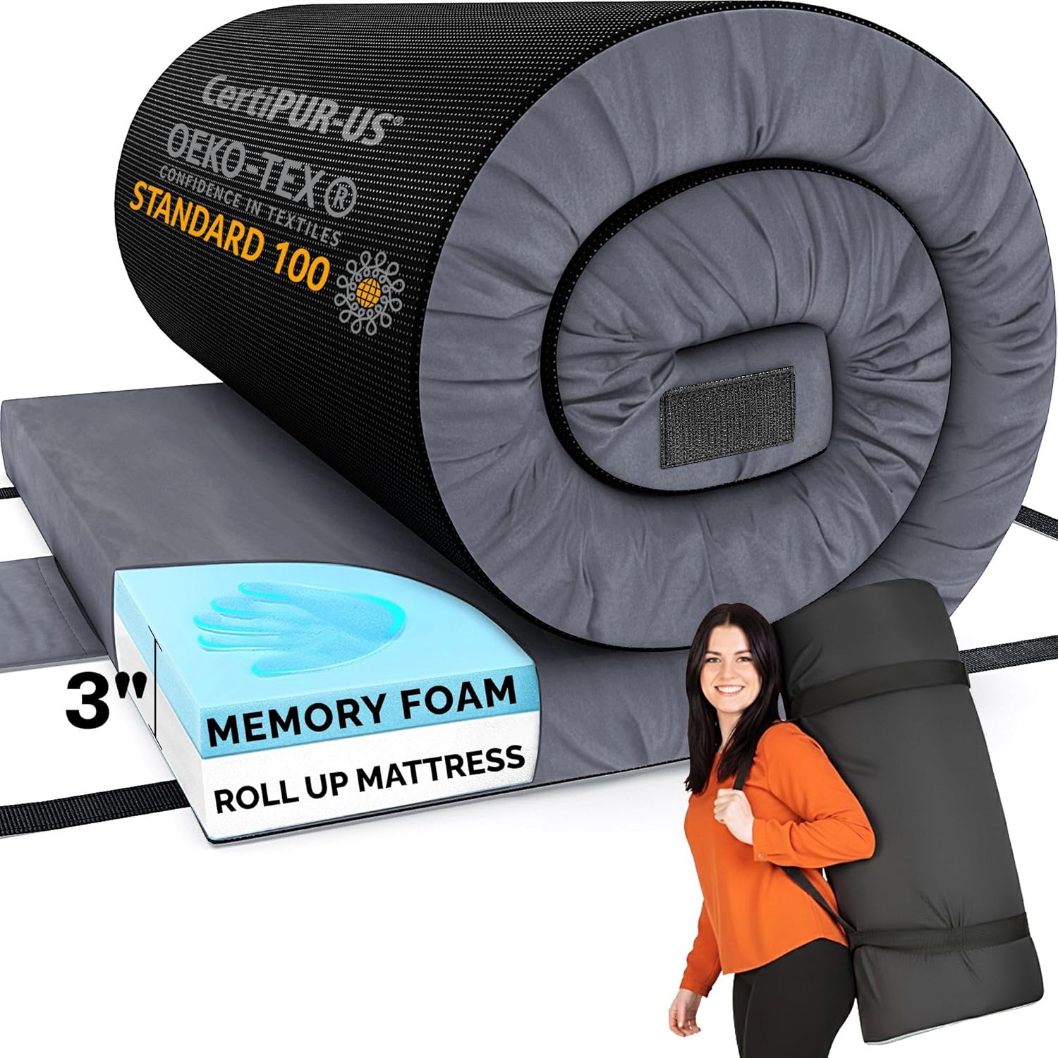 Hazli Matrix Comfort-Cell Memory Foam Camping Mattress Pad Review