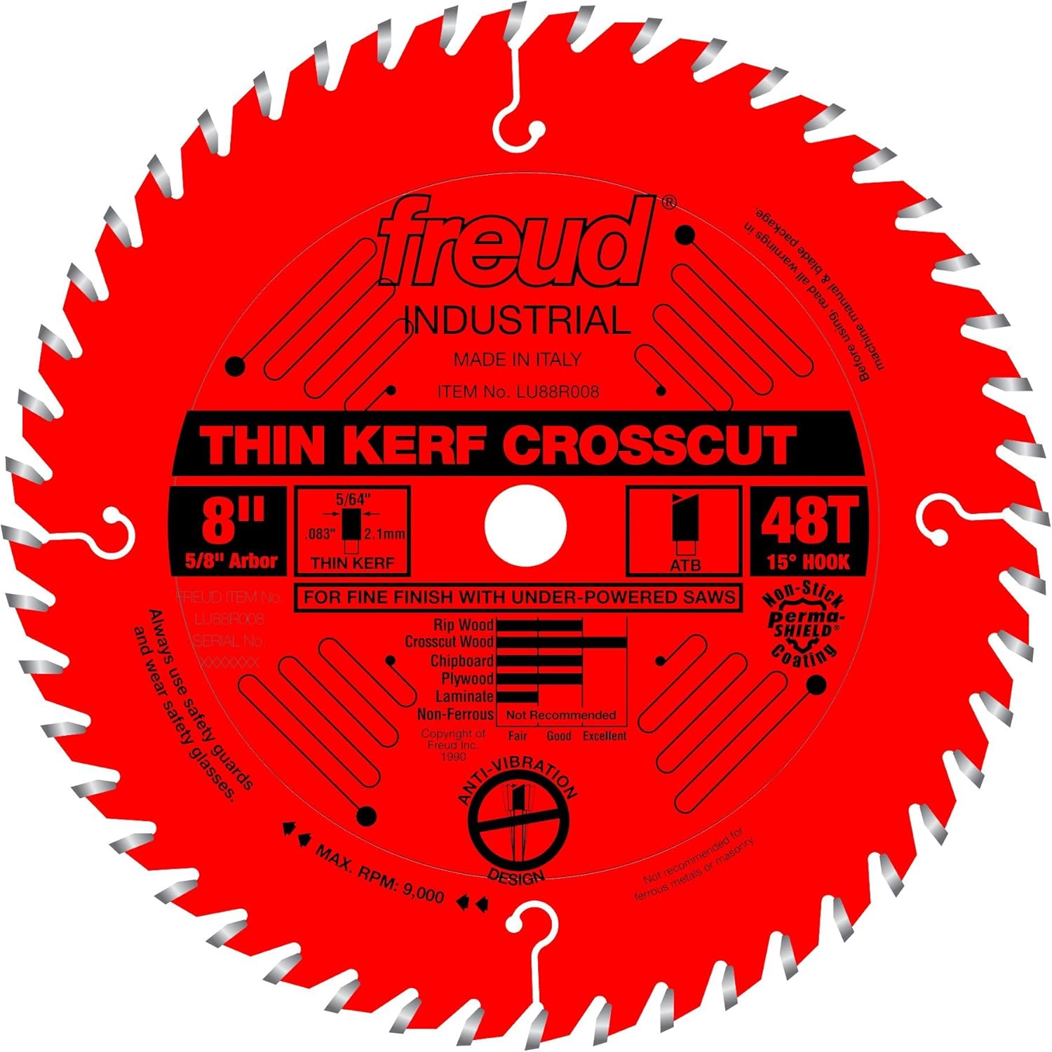 Freud LU88R008 8in Thin Kerf Fine Finish Crosscut Blade Review