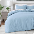 Twin XL Extra Long Duvet Cover Set by Bare Home for Cozy Comfort
