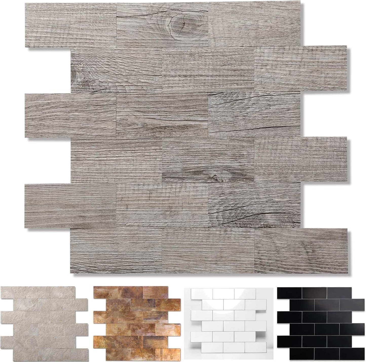 10-Pack Peel and Stick Tile Backsplash for Home Decor