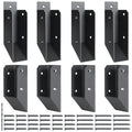 201 Stainless Steel 2x4 Deck Railing 45 Stair Connectors - Durable