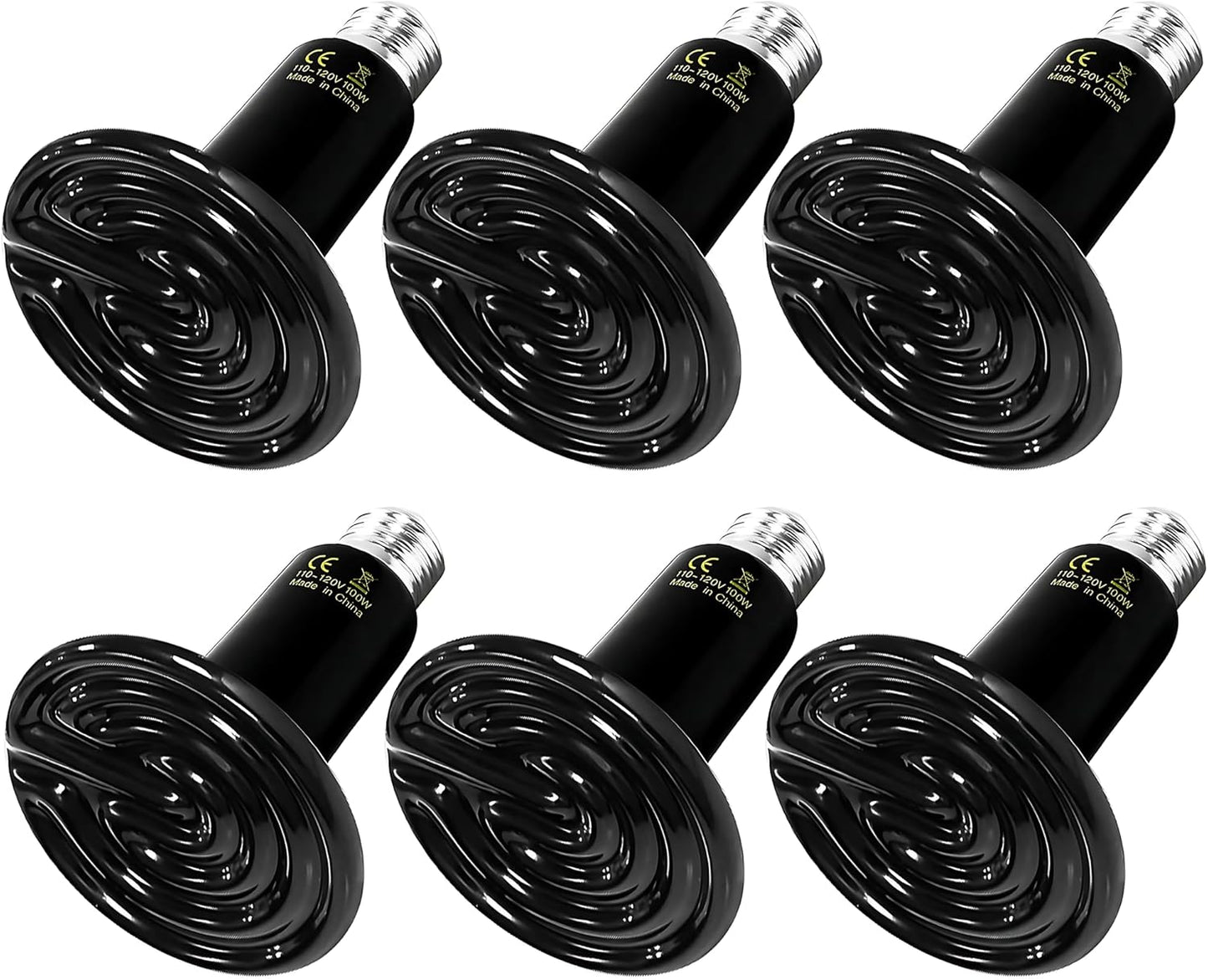 100W Ceramic Heat Emitter for Reptiles and Poultry Heating