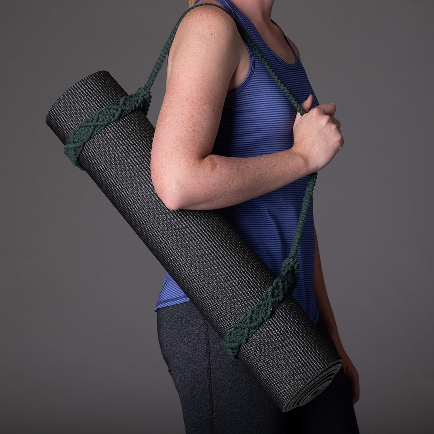 Macrame Yoga Mat Sling by Kindfolk: Stylish Convenience