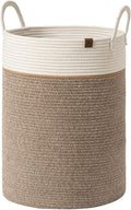 Woven Basket Rope Storage Basket - Large Cotton Organizer 72L