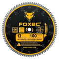 12 Inch 100T Miter Saw Blade for Wood - Ultra Smooth Finish