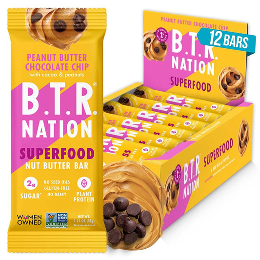 B.T.R. Nation Vegan Keto Superfood Protein Bars - Blissful Snack
