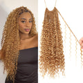 Goddess Boho Box Braids Crochet Hair 18 in (Pack of 8) - Full