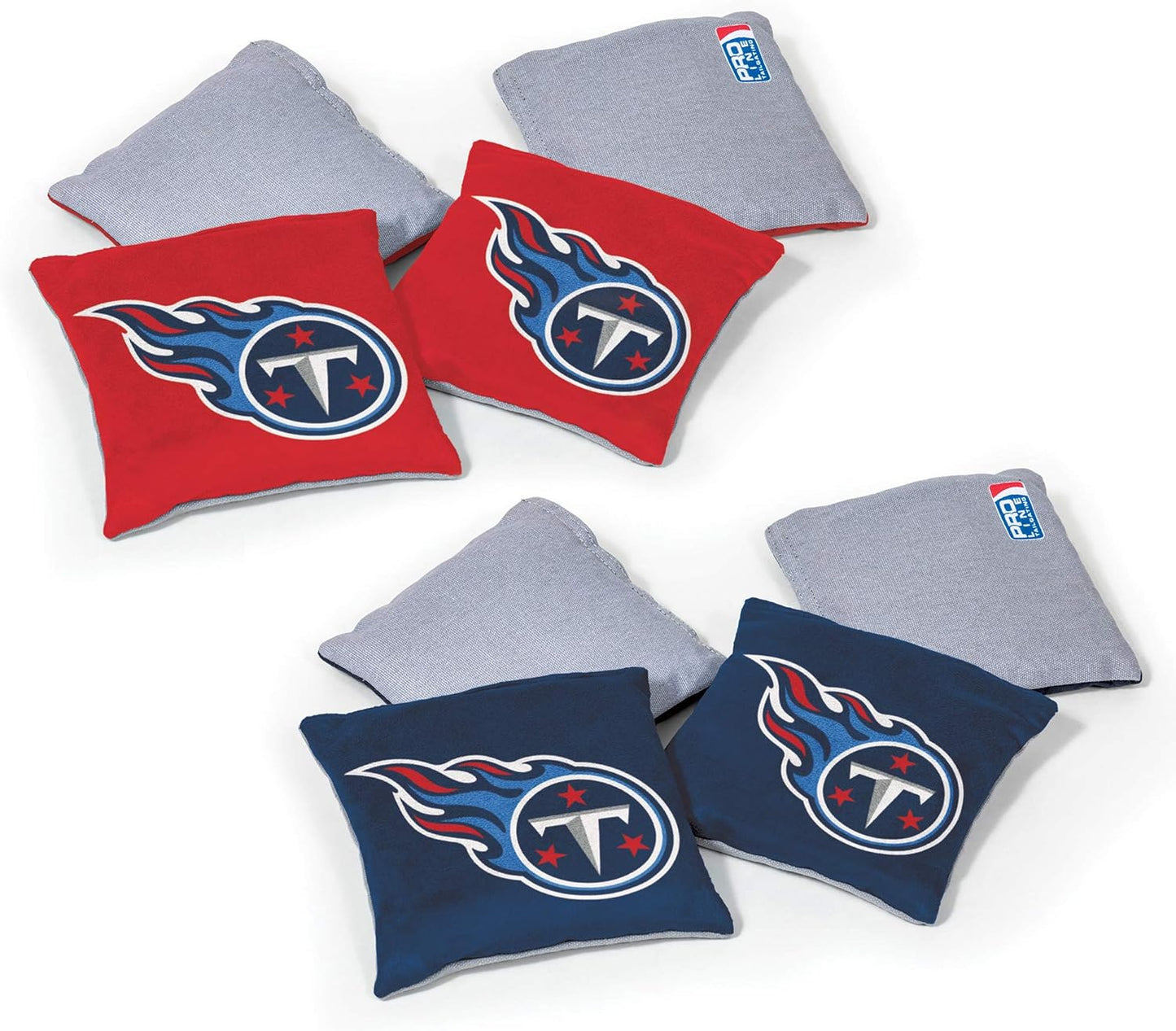 NFL Pro Football Dual Sided Bean Bags for Tailgates and Outdoors
