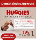 Huggies Size 1 Diapers Skin Essentials - Gentle Rash Protection