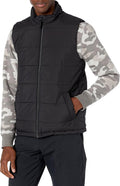 Men's Midweight Fleece-Lined Insulated Puffer Vest - Regular Fit