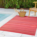 Outdoor Rug 5 x 8 ft - Waterproof, Fade Resistant Striped Patio Rug