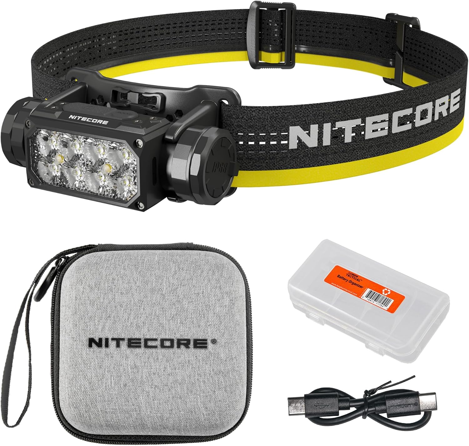 Nitecore HC65 UHE Headlamp - 2000 Lm USB-C Rechargeable
