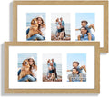 10x20 Picture Frame Set of 2 Natural Oak Wood Frames - Real Glass