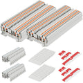 DIN Rail Terminal Block Twin Spring Push In Screwless Connectors