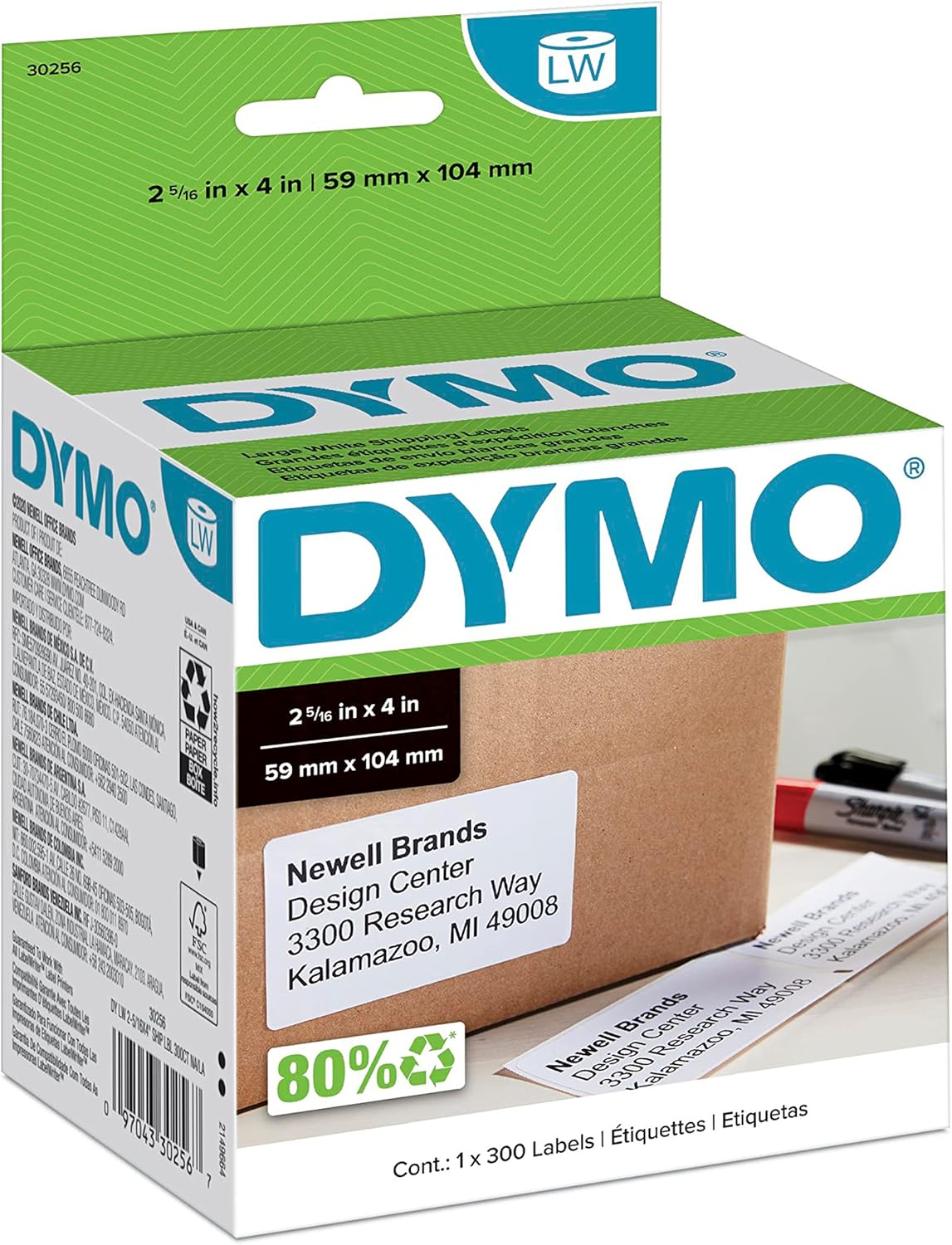 DYMO Large Shipping Labels - Print 6-Line Addresses with Ease!