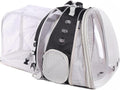 Pet Backpack Carrier for Up to 20 lb Cats and Small Puppies - Clear
