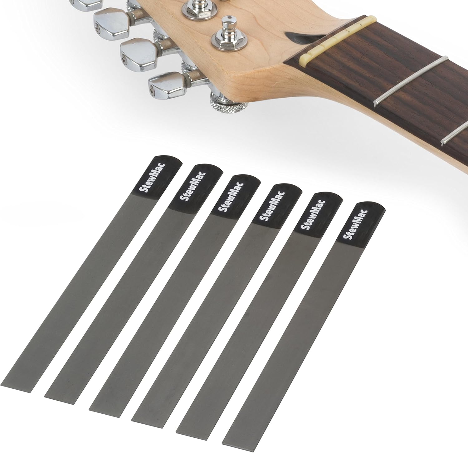 StewMac Gauged Nut Slotting File Set for Electric Guitar Precision