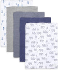Burts Bees Baby Organic Cotton Burp Cloths 5-Pack - Extra Absorbent