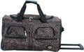 Rockland Soft-Sided Rolling Duffle - Spacious Carry-On for Quick Trips