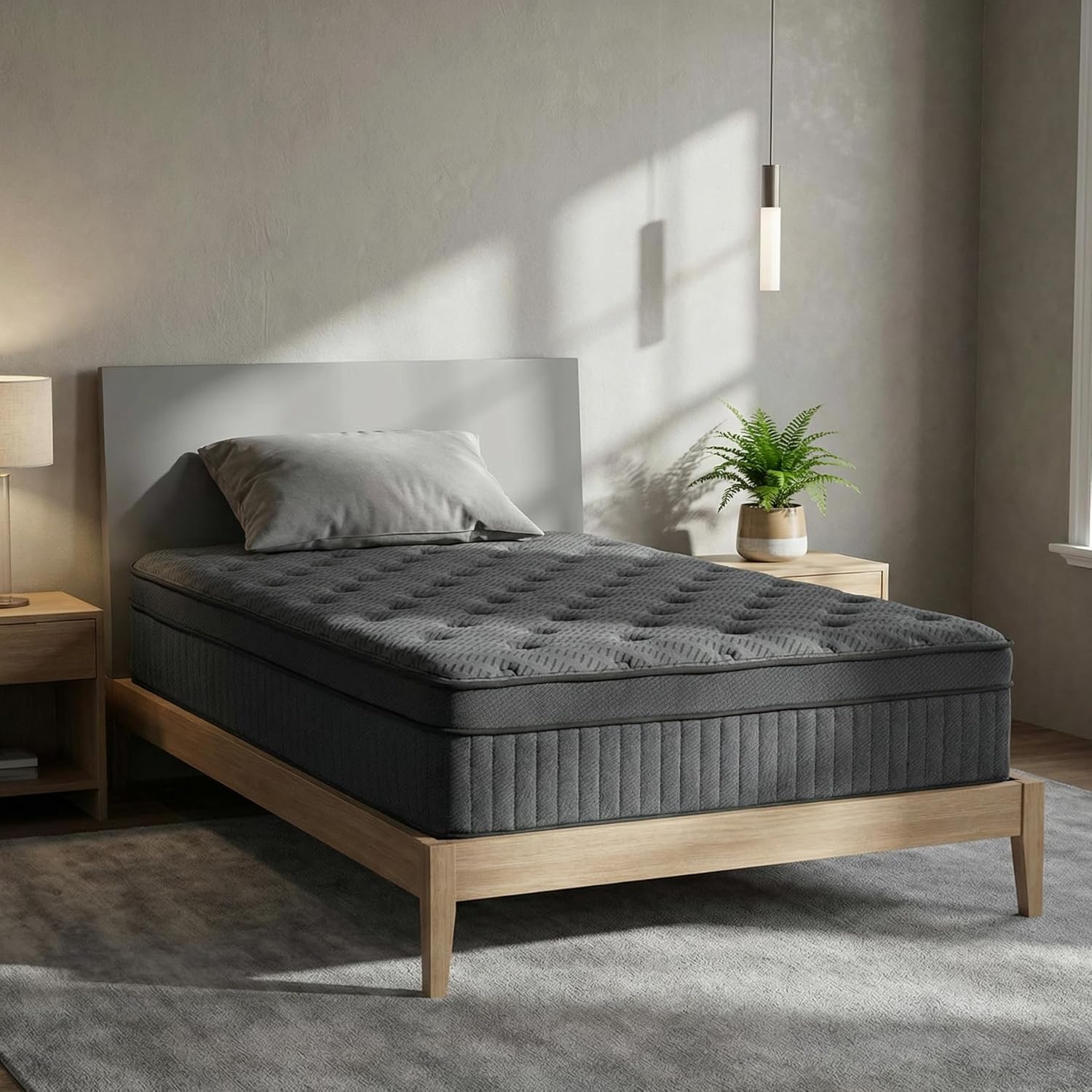 inight Twin Mattress, 10 Inch Hybrid Gel Memory Foam Comfort